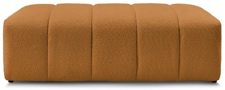 Podnožka z textílie buklé v horčicovej farbe Annecy – Bobochic Paris