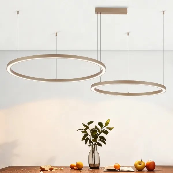 Brilagi - stmievateľný LED závesný luster PORTOFINO LED/98W/230V béžový + DO