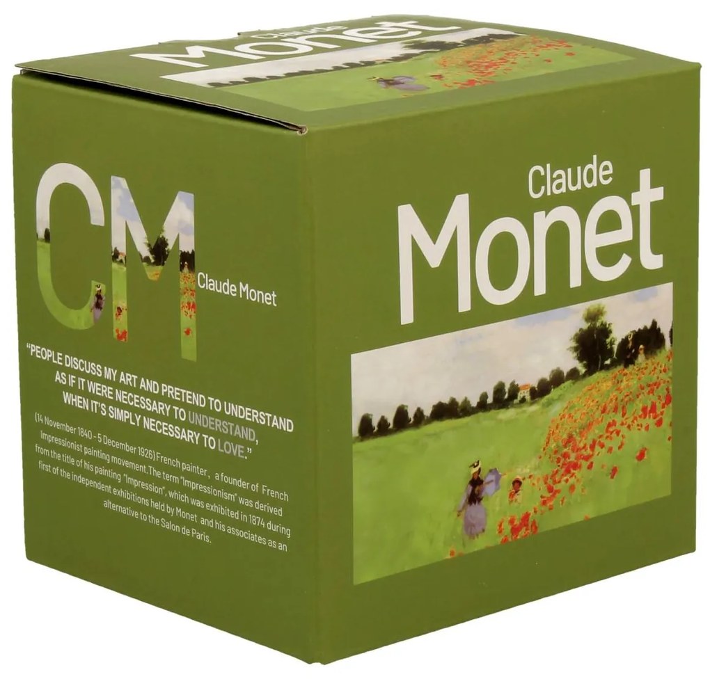 Porcelánový hrnček Monet Poppy Field 360 ml
