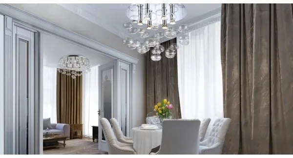 Azzardo AZ2572 - Stropné svietidlo LUVIA 6xGU10/40W/230V