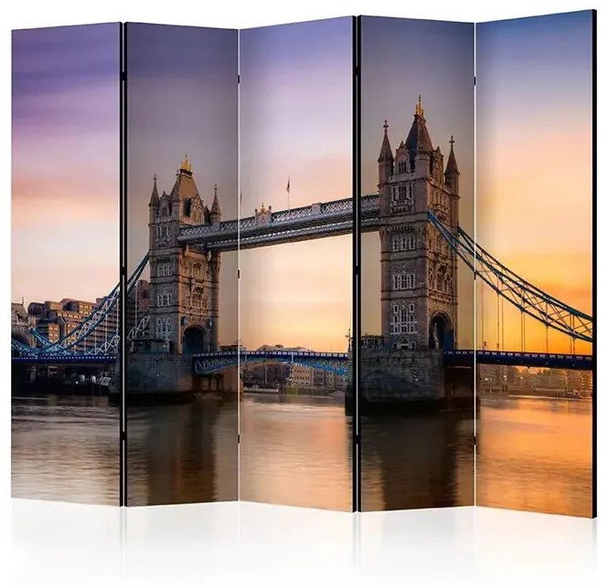 Paraván - Tower Bridge at dawn II [Room Dividers]