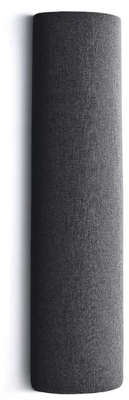 Akustický panel POLY, polovičný valec, Ø280x1000 mm, nástenný, tmavošedá