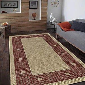 Kusový koberec Sisalo / DAWN 879 / O44P (J84 Red) – na von aj na doma, 200x285, béžová, chodba / predsieň, Oriental Weavers