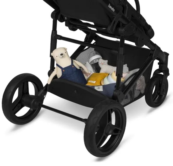 Lionelo - Kombinovaný kočík 2 v 1 MARI TOUR Black Onyx