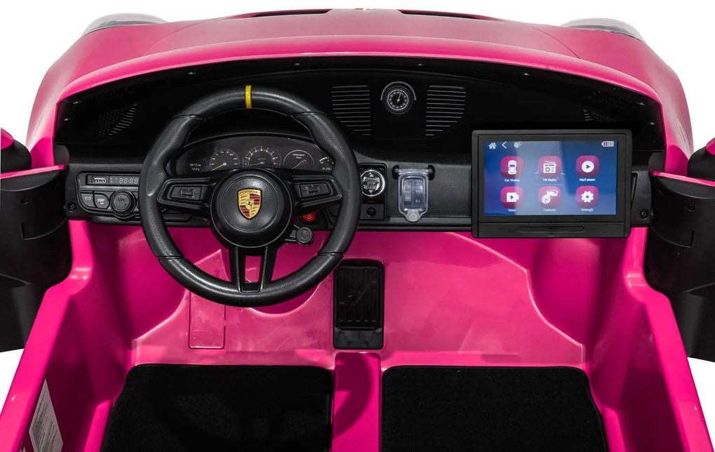 Detské elektrické autíčko Porsche 911 GT3 STRONG MP4 ružové