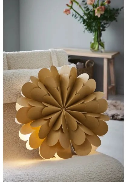 Markslöjd 705949 - Vianočná dekorácia MARAVILLA 1xE14/25W/230V pr. 60 cm zlatá