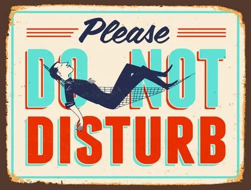 Retro tabula, rozmer 40 x 30 cm, Do Not Disturb, IMPOL TRADE PT001T2