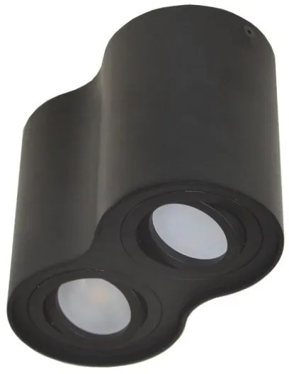 Bodové svietidlo SIROCO 2xGU10/30W/230V čierna