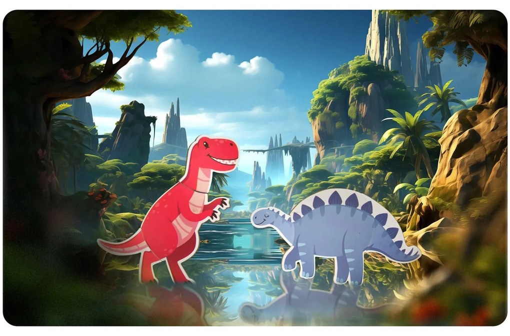 Ricokids Magnetická kniha Puzzle Dinosaury RK-770