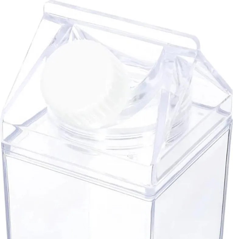 Water Bottle 1000 Ml Transparent Plastic Cow - 1000 ml
