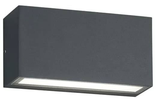 LED nástenné vonkajšie svietidlo (výška 5 cm) Trent - Trio