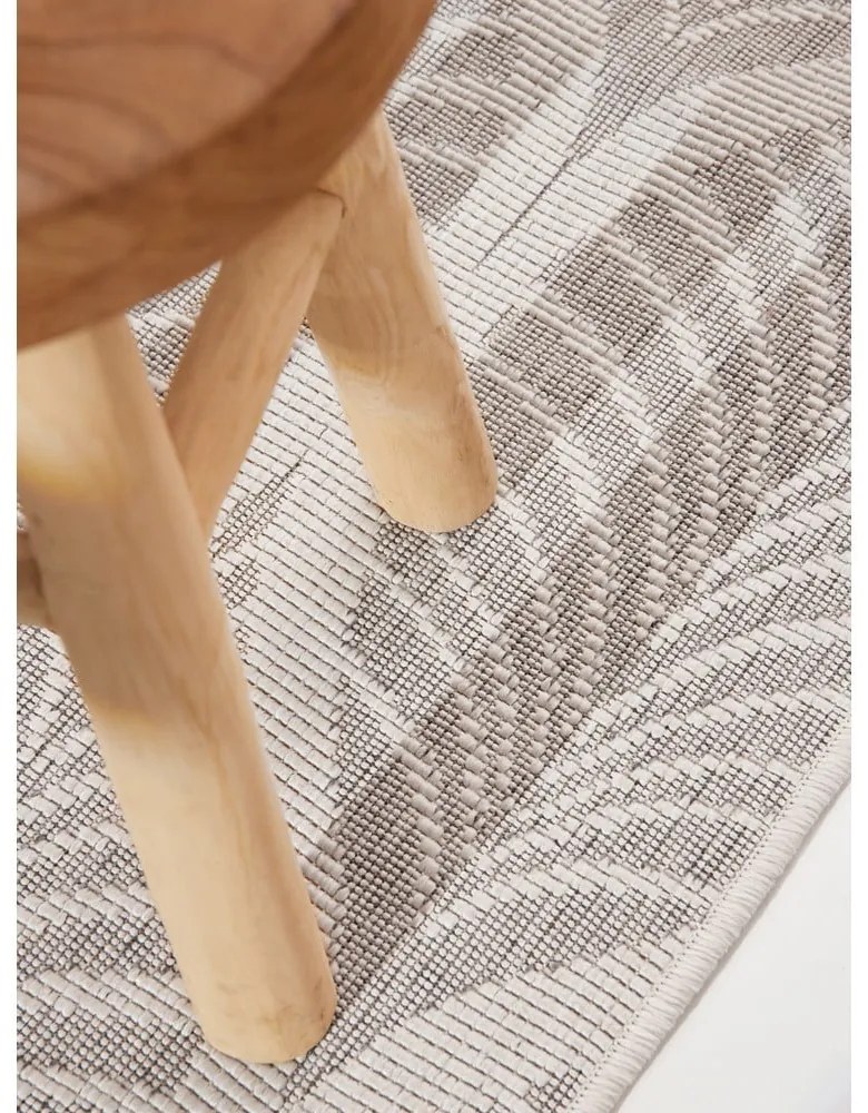 Vnútorný a vonkajší behúň v sivej a slonovinovej farbe 80x250 cm Duet Liora – NORTHRUGS