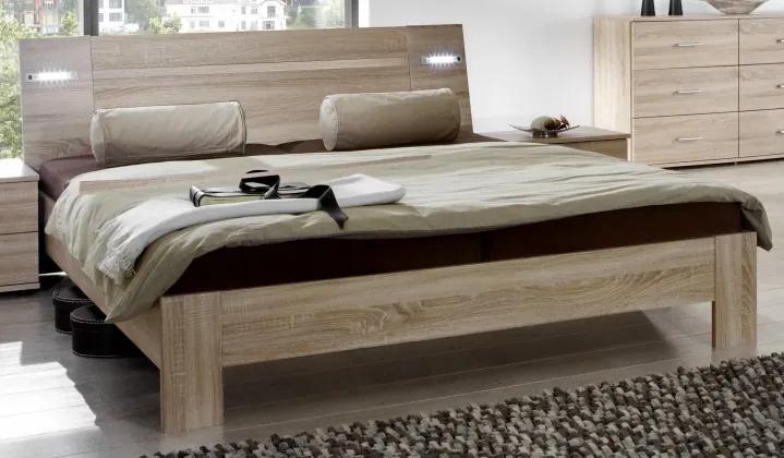 Vicenza - posteľ 160x200 cm (dub)