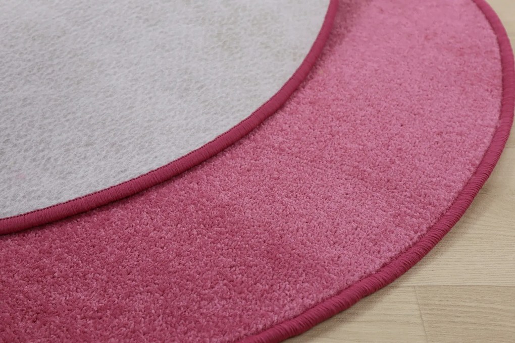 Vopi koberce Kusový koberec Eton ružový ovál - 80x150 cm