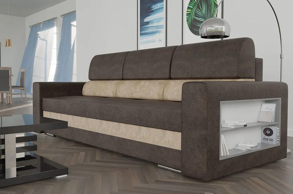 Pohovka s úložným priestorom Carina, Dostupné poťahy: Amor Velvet 4311