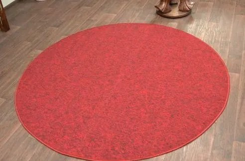 MAXMAX Okrúhly koberec SUPERSTAR RED