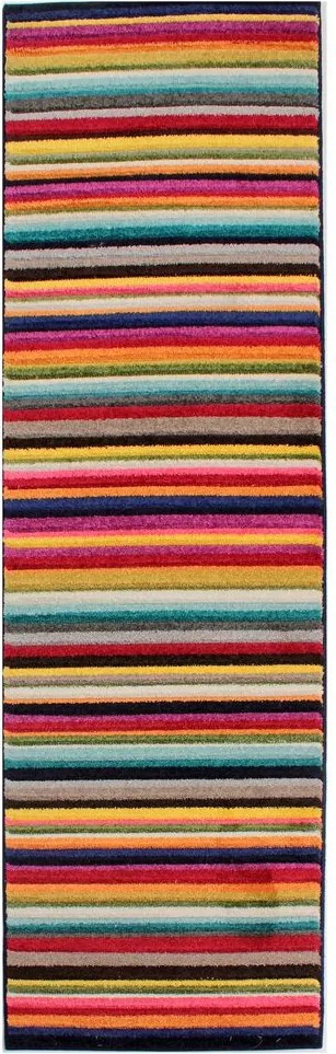 AKCIA: 66x230 cm Behúň Spectrum Tango Multi, viacfarebná, chodba / predsieň, Flair Rugs