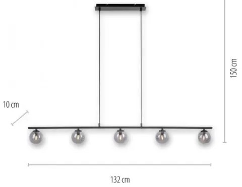 Paul Neuhaus 2026-18 - LED Luster na lanku WIDOW 5xG9/3W/230V