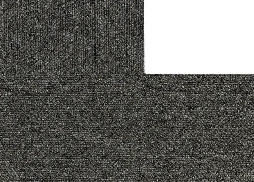 Koberce Breno Kobercový štvorec ALPHA 989, velikost balení 5 m<sup>2</sup>  (20ks), čierna
