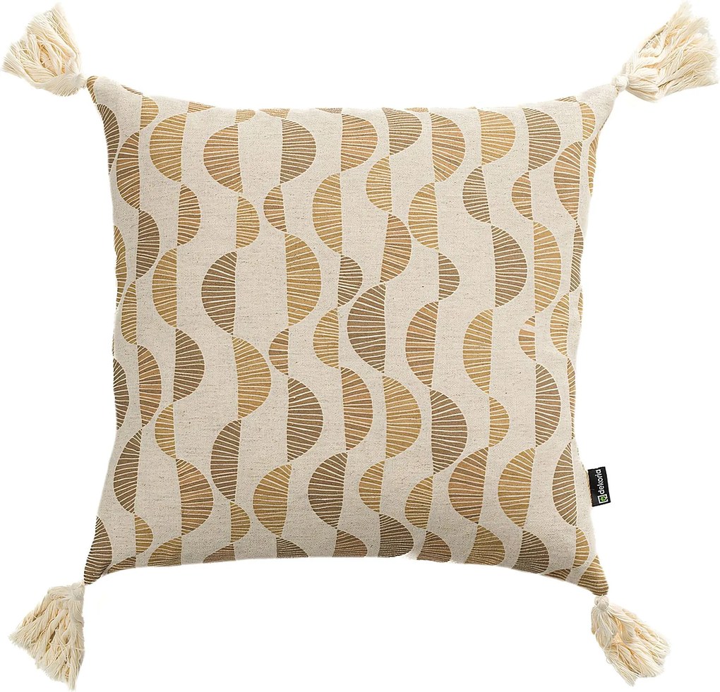 Obliečka na vankúš so strapcami Retro Flow 45x45 cm