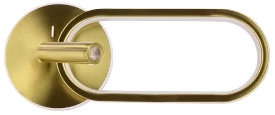 LED Nástenné svietidlo MONET LED/13W/230V + LED/2W 3000/4000/6000K zlatá