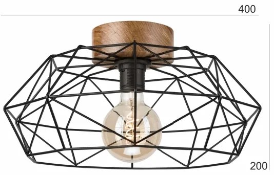 Brilagi - Stropné svietidlo WOODY BASKET 1xE27/60W/230V dub