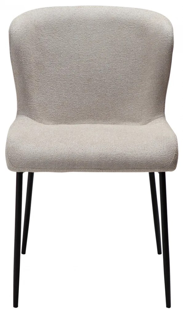 GLAM ČALÚNENÁ STOLIČKA cashmere/black