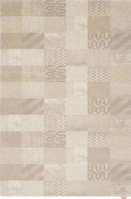 Koberec Agnella Agnus Patchwork béžový