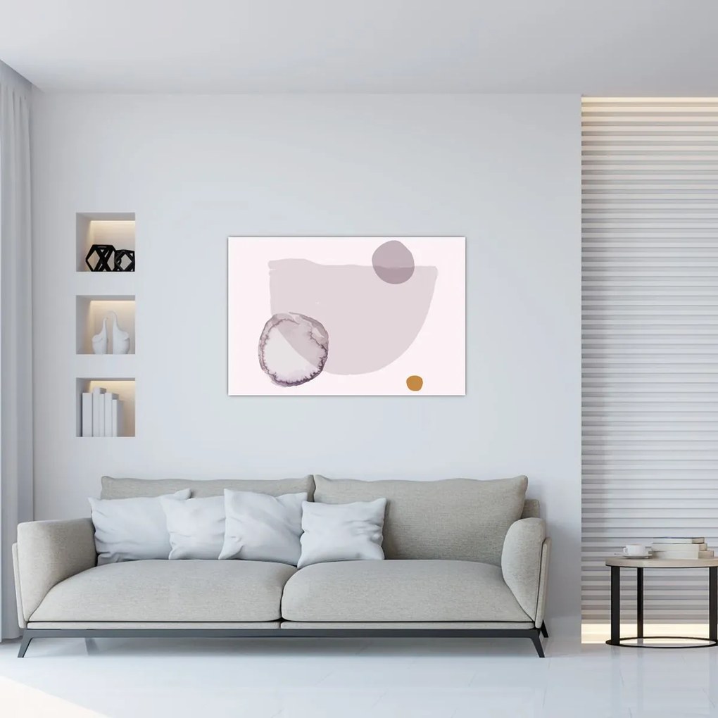 Obraz - Fialový minimalizmus N⁰2 (90x60 cm)