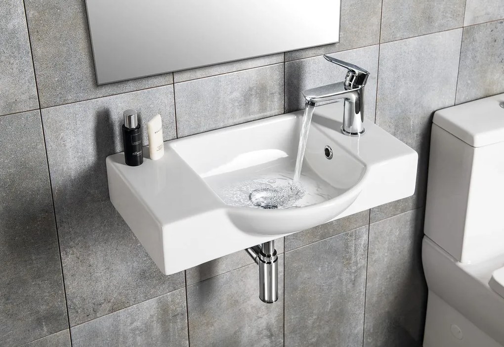 Sapho Sapho, MINOR betónové umývadlo na dosku, priemer 26cm, tmavo hnedá, MR26015