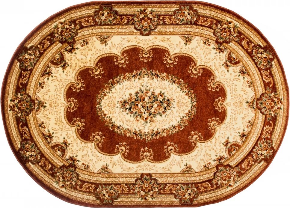 TA Koberec 5889A HNEDÝ YESEMEK OV Rozmer: 60x100 cm