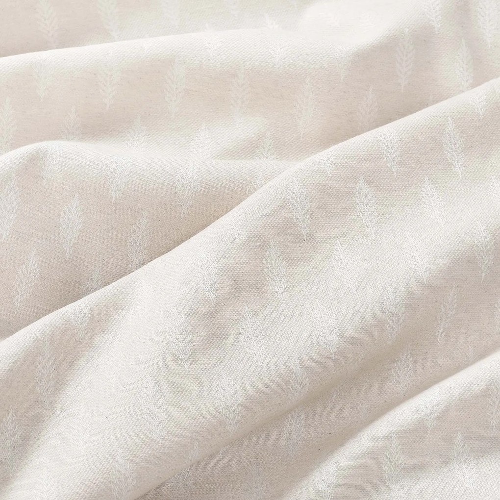 Goldea okrúhly obrus natura – vetvičky na režnej Ø 290 cm