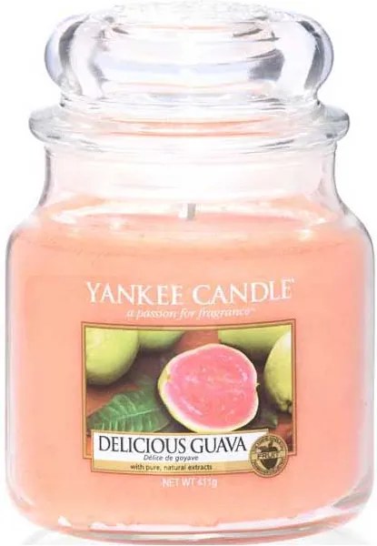 Yankee candle DELICIOUS GUAVA STREDNÁ SVIEČKA 1533692E