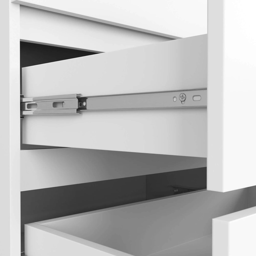 Komoda Rollo K 140  cm bílá matná