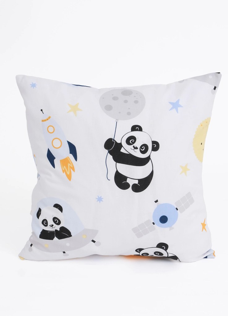Bavlnená obliečka na vankúšik Renforcé 40 × 40 cm – Vesmírna panda