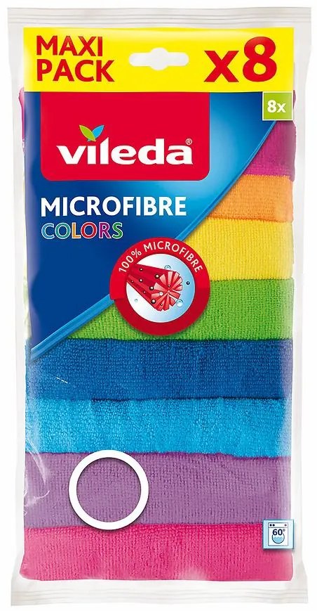 Utierka mikrofibra Colors 8 ks
