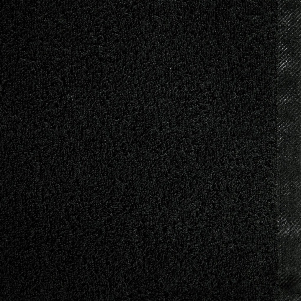 FROTÉ UTERÁK SMOOTH 50X100 CM ČIERNA