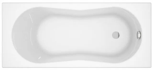 Cersanit Nike, akrylátová vaňa 170x70cm + nožičky, biela, S301-249