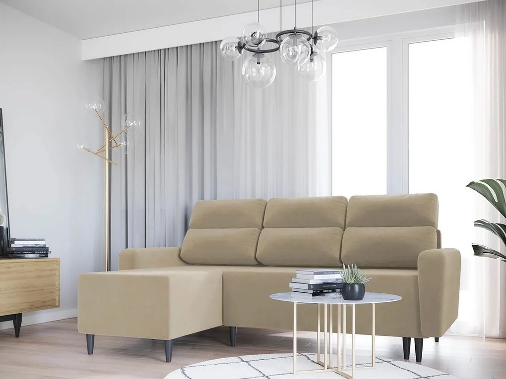 Rohová sedačka Folkeri, Dostupné poťahy: Manila 02, Strana: pravá