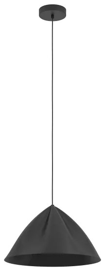 Eglo 900835 - Luster na lanku PODERE 1xE27/40W/230V čierna