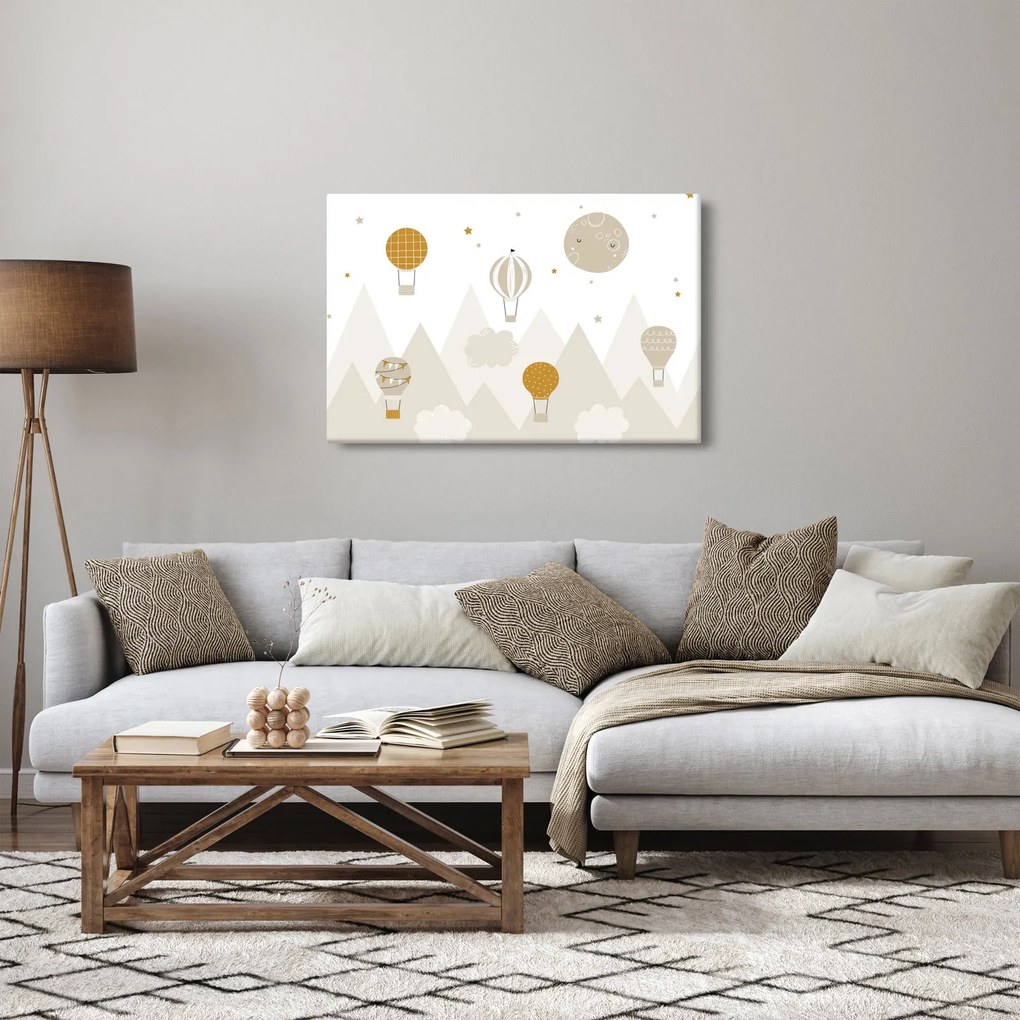 Obraz - Lietajúce balóny (90x60 cm)