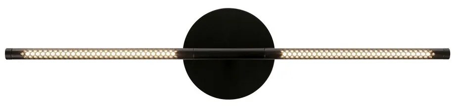 Čierne kovové LED stmievateľné nástenné svietidlo Omni Wall – UMAGE