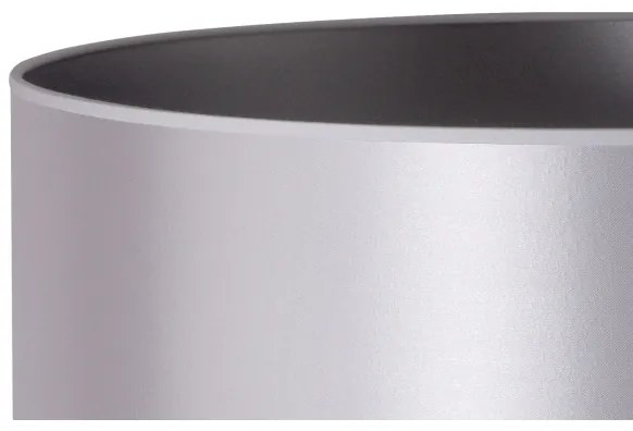 Duolla - Stolná lampa CANNES 1xE14/15W/230V pr. 20 cm strieborná/biela