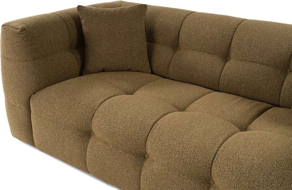 Dvojmiestna pohovka Cady 195 cm khaki