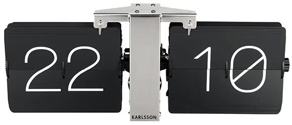 Dizajnové preklápacie hodiny KA5601BK Karlsson 36cm
