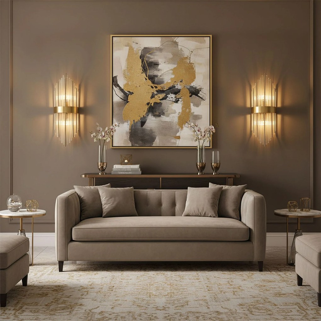 Toolight Toolight, nástenné svietidlo 2xE14, APP1761-1W, zlatá matná, OSW-04053