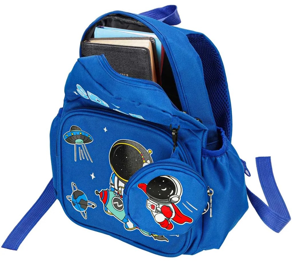 KIK Detský batoh astronaut, modrý