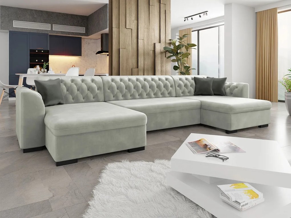 Rohova sedačka Elarate, Dostupné poťahy: Magic Velvet 2205 + Magic Velvet 2205 + Magic Velvet 2206