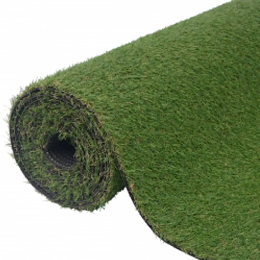 vidaXL Umelý trávnik 1x5 m/20 mm, zelený