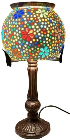 Mozaiková lampa Tiffany štýl KVETY JOY Branches - burner 37*15